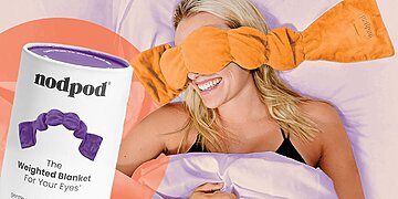 Le masque de sommeil lesté Nodpod m’aide à me sentir moins stressé et à m’endormir plus rapidement