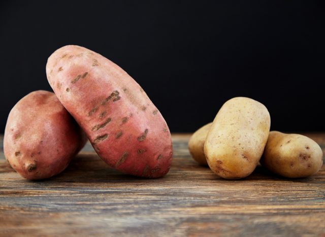 pommes de terre nature ou blanches