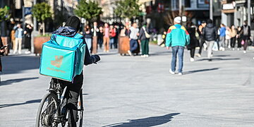 Les livreurs à vélo confrontés à une crise de santé peu connue