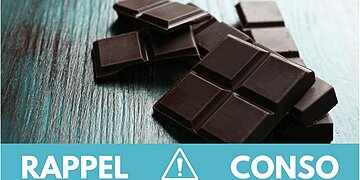 Attention : ne consommez pas cette tablette de chocolat noir