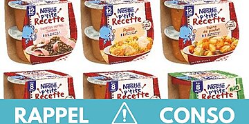 Plusieurs aliments pour bébés sont retirés du marché partout en France