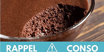 Attention produit : certains lots de mousse au chocolat sont contaminés