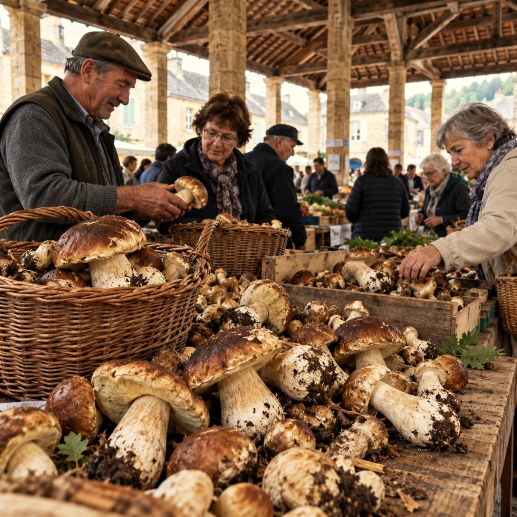 Dordogne : après la sécheresse, les cèpes reviennent et 495 kilos sont vendus sous la halle Dordogne : après la sécheresse, les cèpes reviennent et 495 kilos sont vendus sous la halle